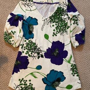 Anthropologie mini dress in floral print